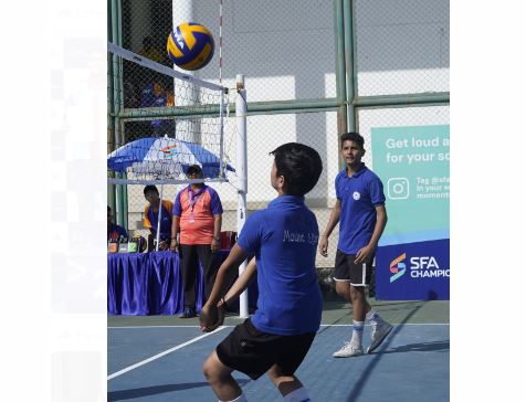 देहरादून में एसएफए चैम्पियनशिप्स 2023 के तीसरे दिन वॉलीबॉल बना आकर्षण केन्द्र