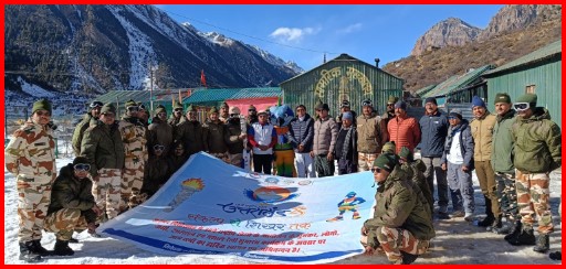 राष्ट्रीय खेल की मशाल रैली भारत की सीमाओं तक पहुँची
