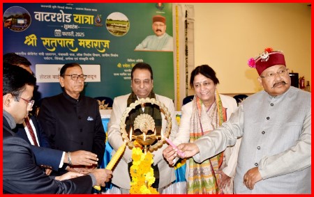 जलागम मंत्री ने वाटरशेड यात्रा को हरी झंडी दिखाकर किया रवाना