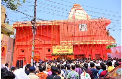 मुख्यमंत्री ने हल्द्वानी स्थित कालू सिद्ध मंदिर में प्राण प्रतिष्ठा महोत्सव में की पूजा-अर्चना