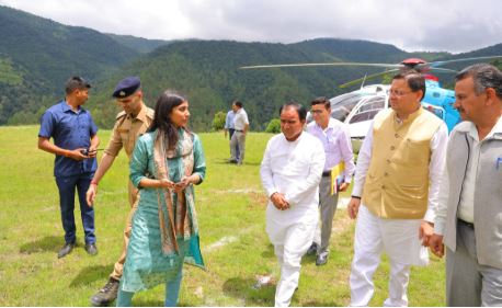 आपदा प्रभावित क्षेत्रों का दौरा करने पहुंचे CM