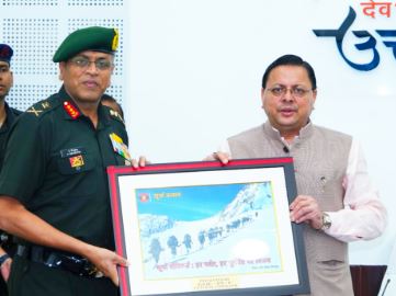 मुख्यमंत्री से मिले जनरल ऑफिसर कमांडिंग-इन-चीफ